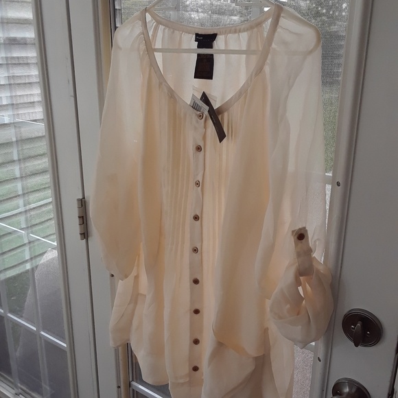 Grace Elements Tops - Grace Elements by Macy's Boho Top NWT sz XXL